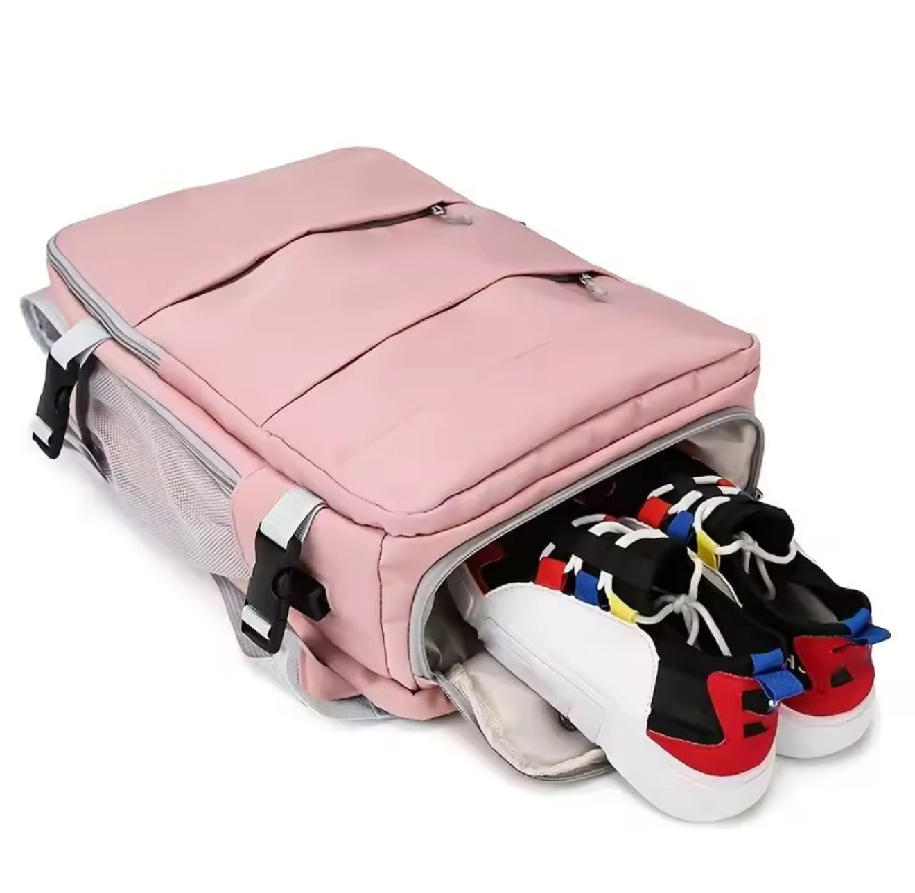 ✨ Pastel colors Multifunction Travel Backpack – Shoe Compartment, Laptop Sleeve, Large Capacity