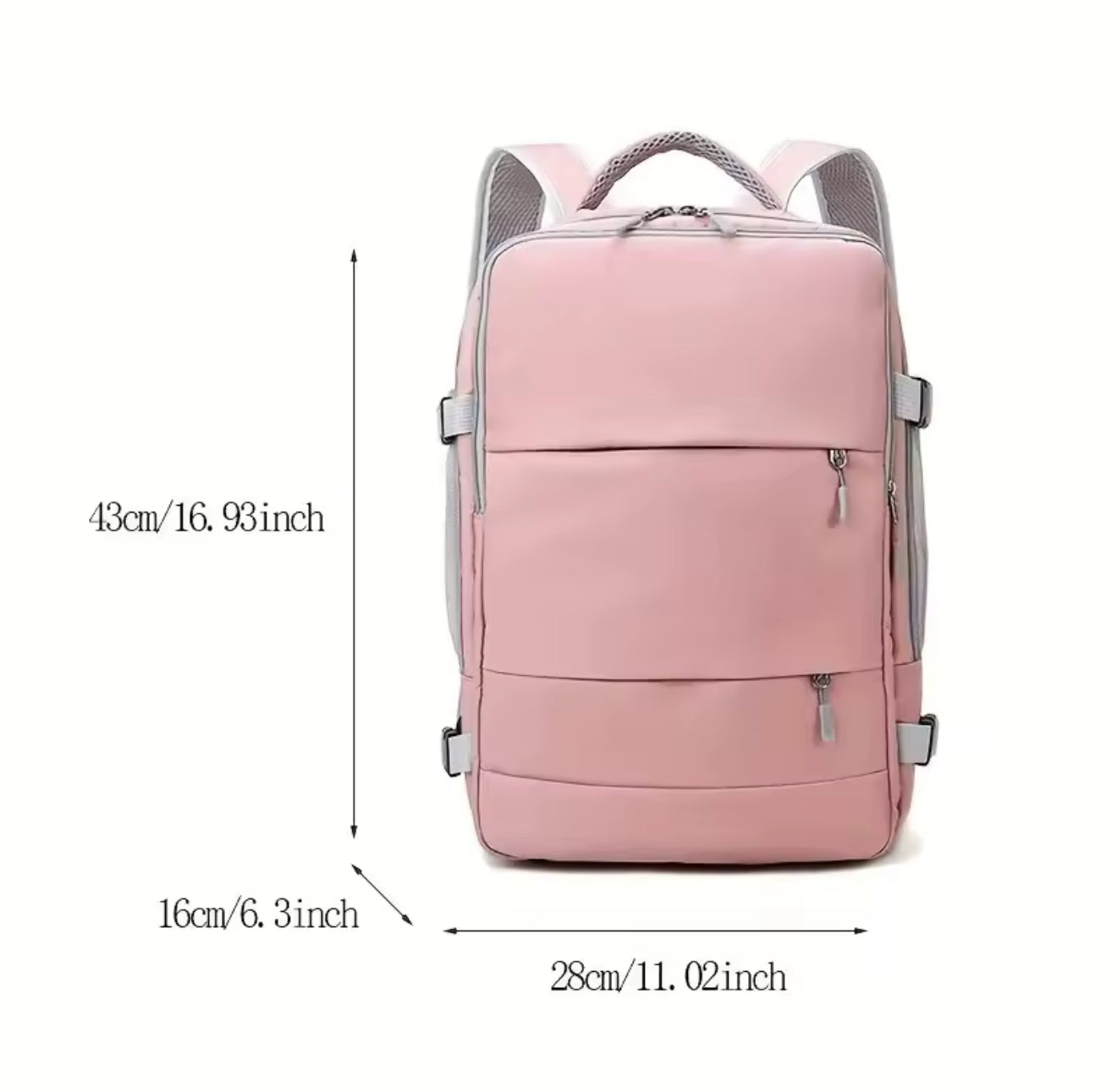 ✨ Pastel colors Multifunction Travel Backpack – Shoe Compartment, Laptop Sleeve, Large Capacity