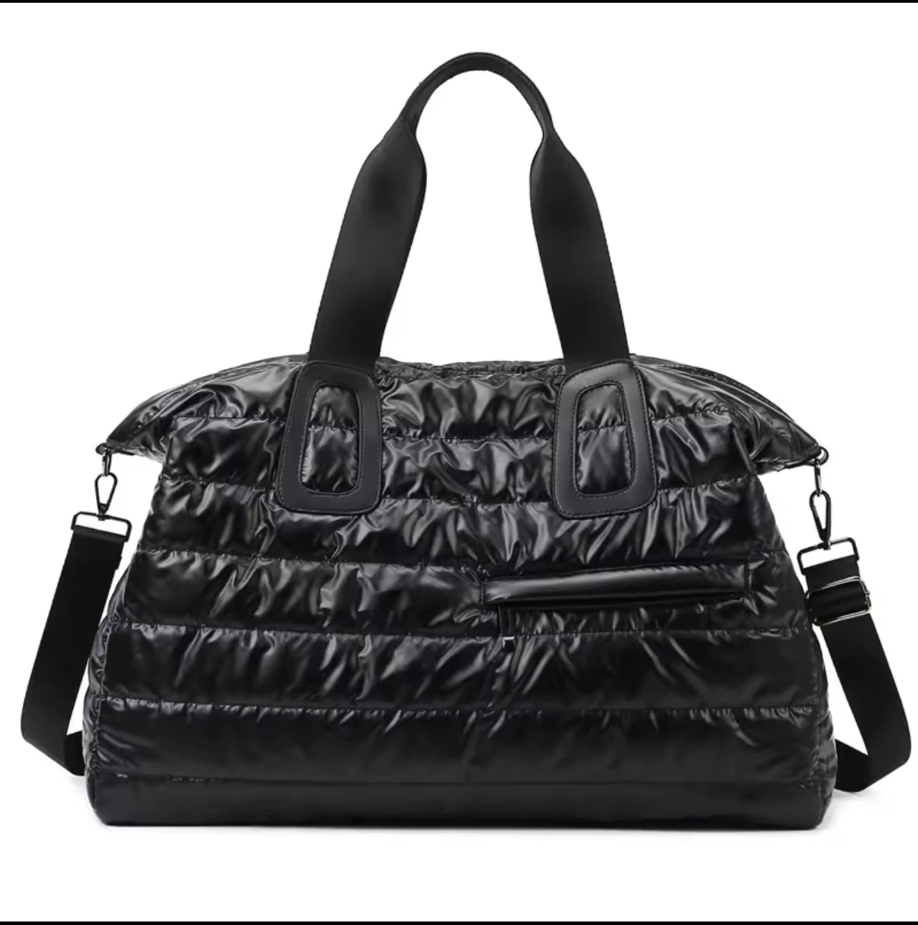 Quilted Puffer Duffel Bag – Travel, Gym & Everyday Tote
Bolso Acolchado de Viaje – Deportivo, Gimnasio y Uso Diario