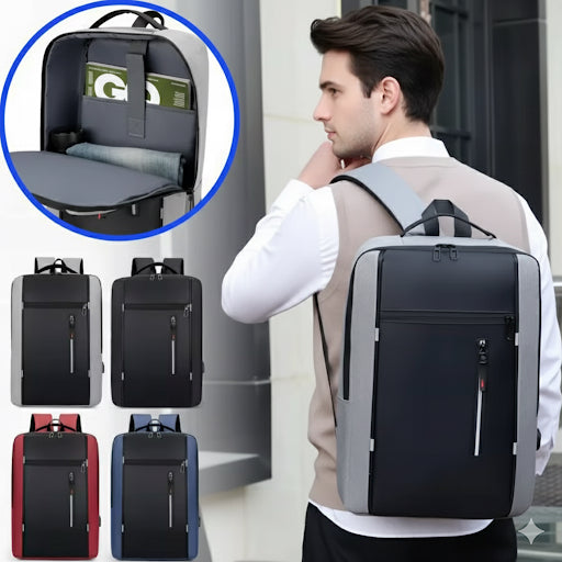 👉 Business & Travel Backpack – Waterproof, USB Charging, Lightweight