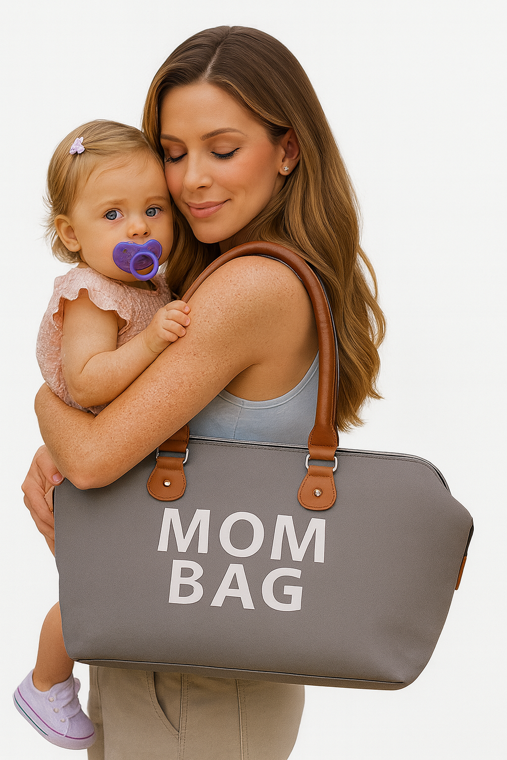 MOM BAG – Ultra Light Large Capacity Waterproof Mommy Bag (with 2 Pouches)