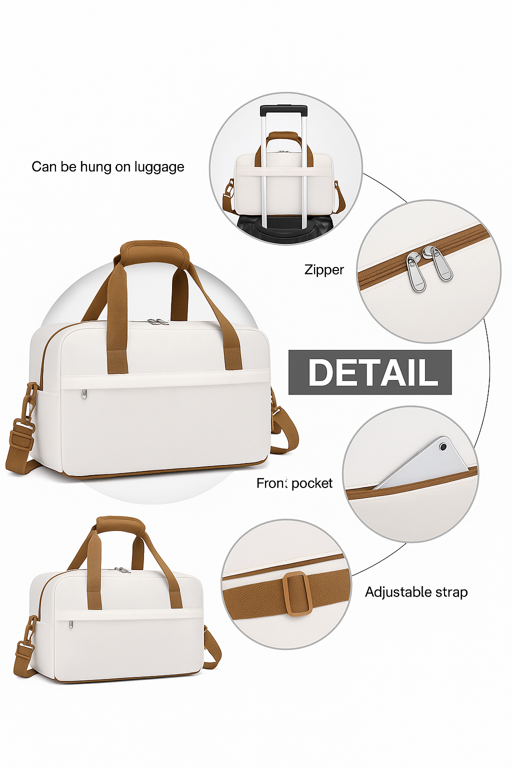 Premium Cabin-Size Duffel Travel Bag