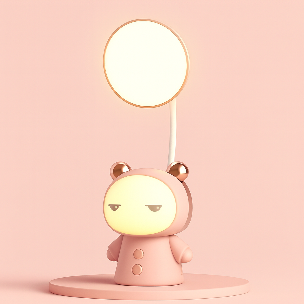 A Little Light, A Lot of Charm 🌙
Add warmth and cuteness to your space with this cartoon table lamp! Perfect for kids’ rooms, study desks, or as a cozy night light.