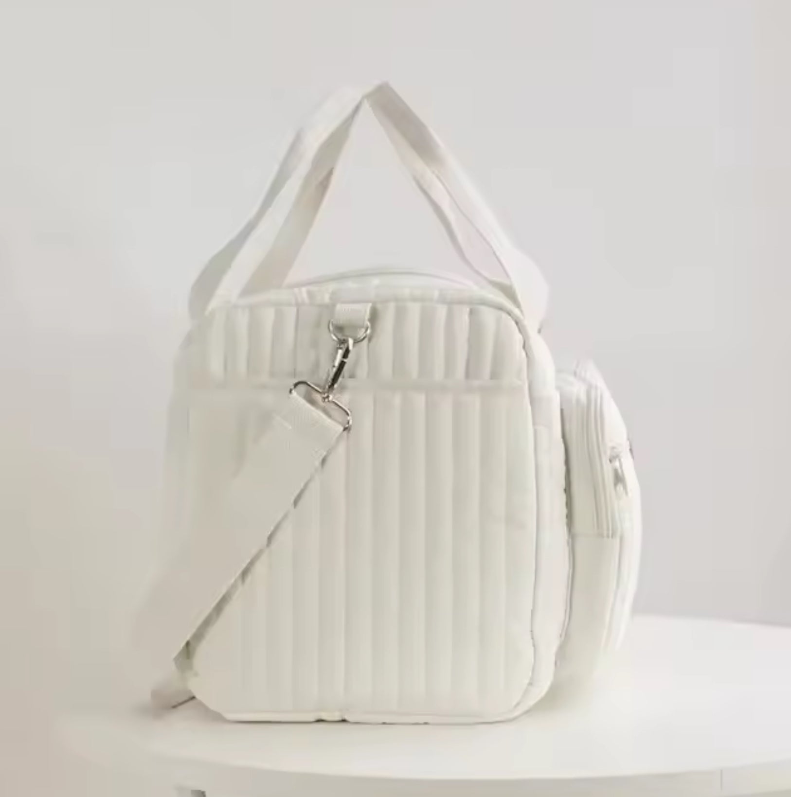 Miraseren Lucky Bloom Embroidery Mommy Bag – Lightweight, Spacious & Stylish Diaper Tote