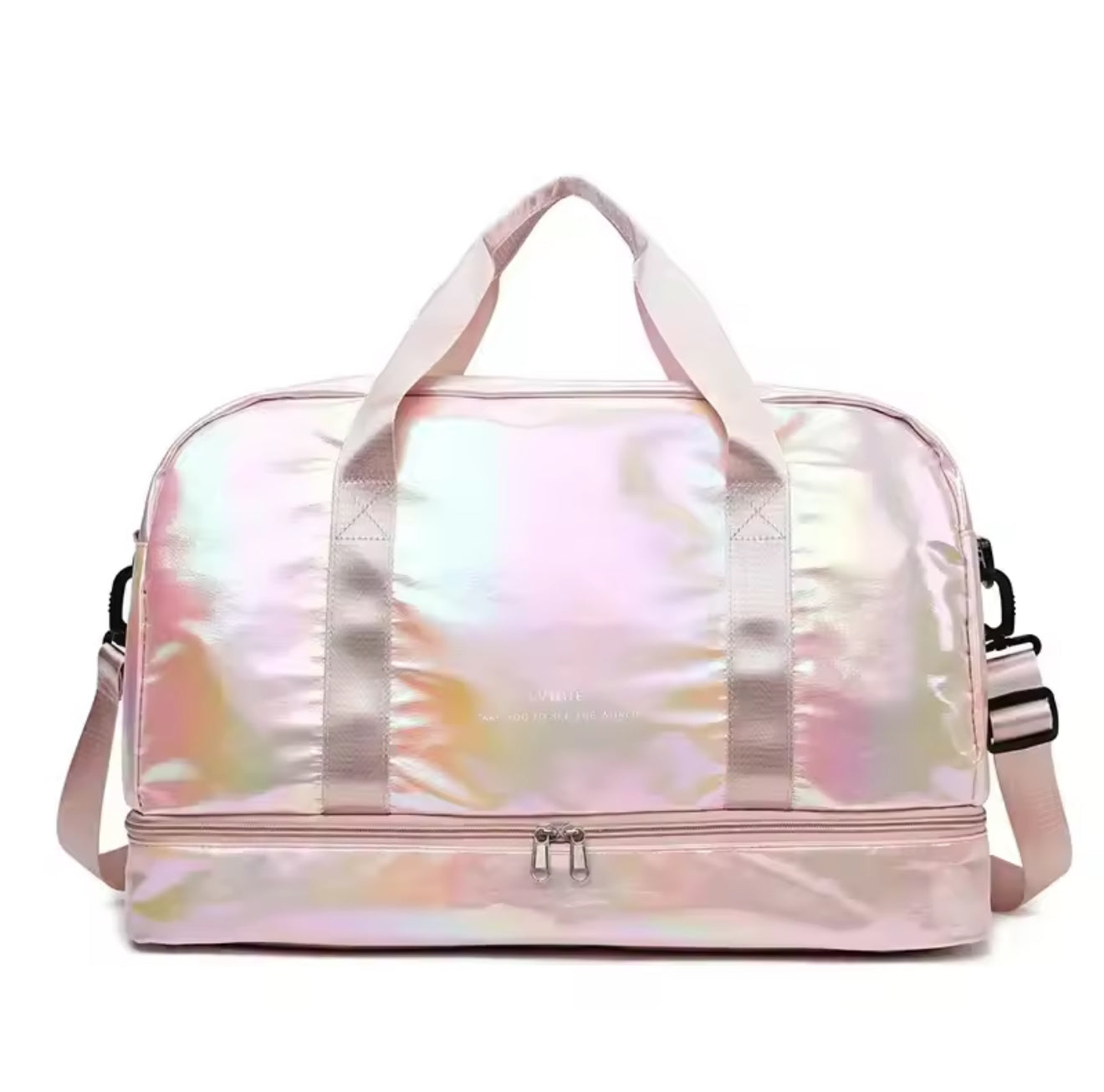 Holographic Travel Gym Duffel Bag – Large Capacity Shoulder & Crossbody Tote
Bolso de Viaje y Gimnasio Holográfico – Gran Capacidad de Hombro y Cruzado