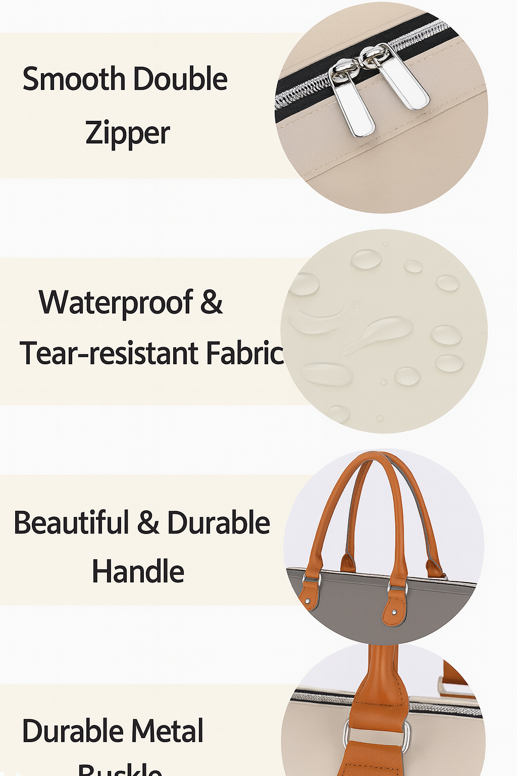 MOM BAG – Ultra Light Large Capacity Waterproof Mommy Bag (with 2 Pouches)